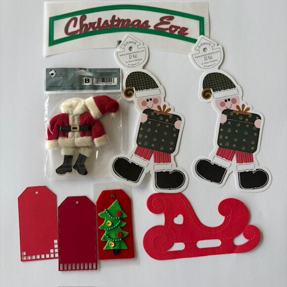 Christmas Scrapbook Crafting Junk Journaling Stickers Diecuts Embellishments - Picture 8 of 12